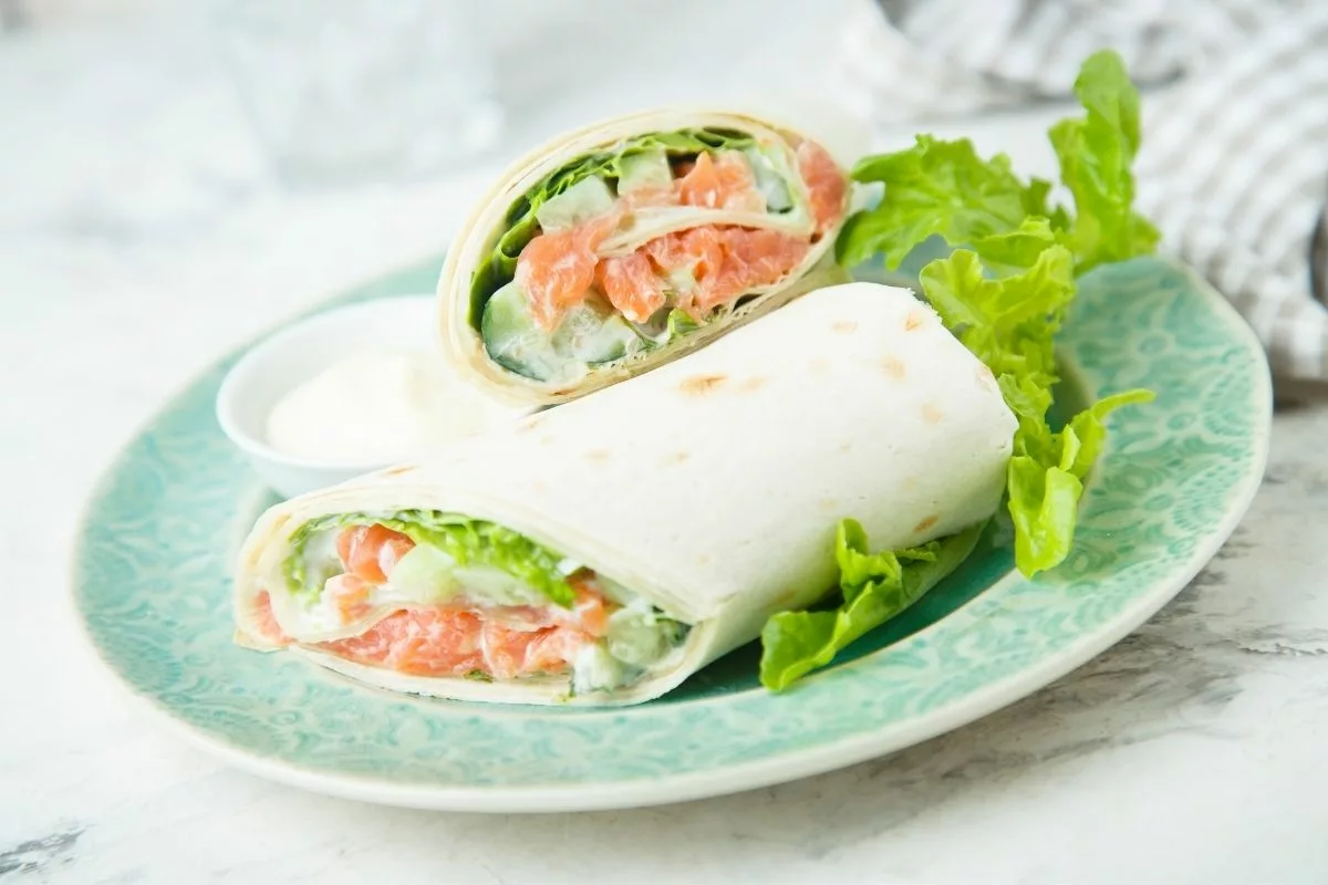 Wrap Au Saumon Fumé