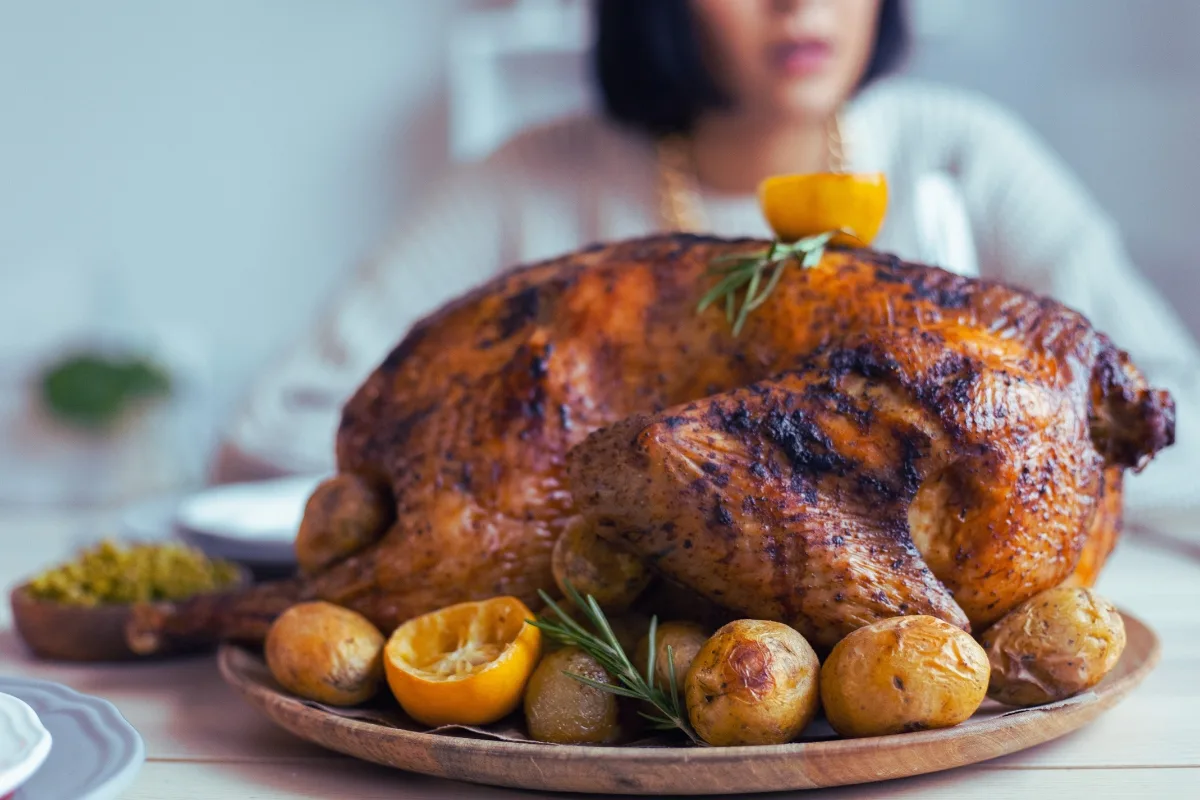 Rôti De Dinde Au Jus De Clémentines