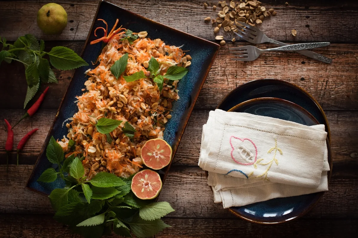 Salade De Carottes Râpées À La Vietnamienne