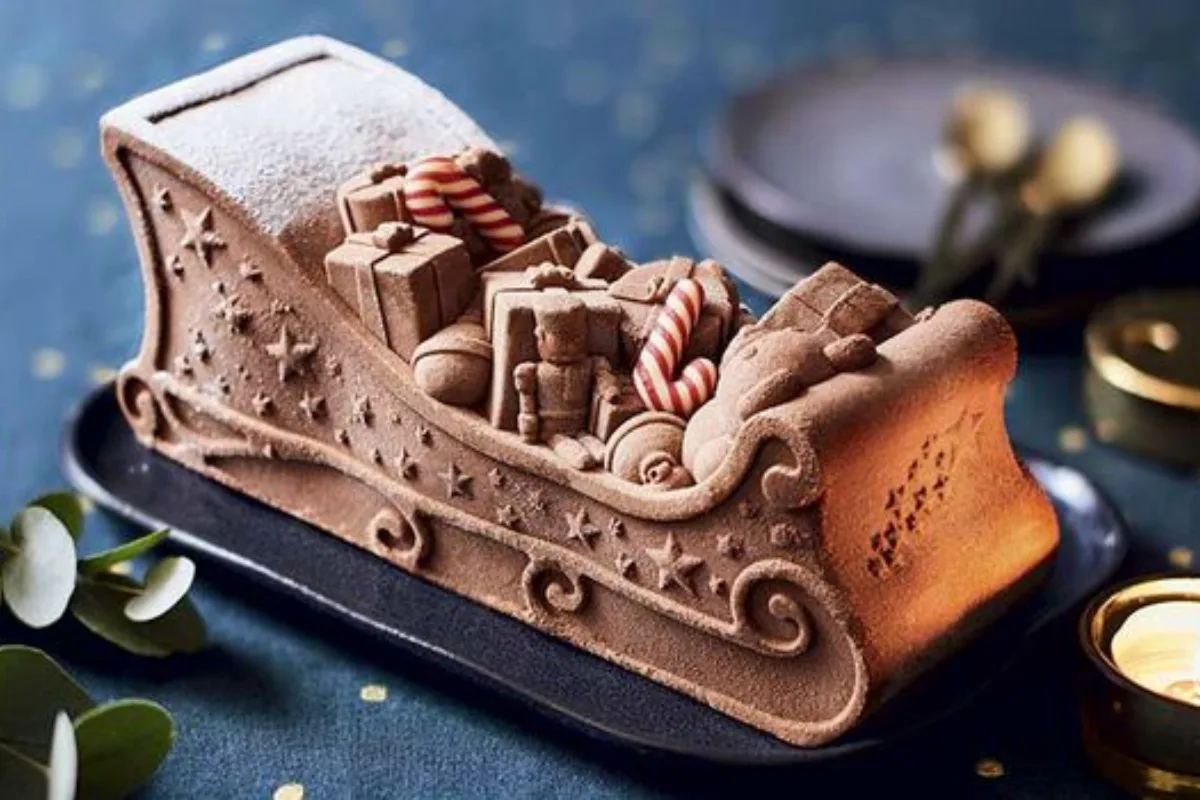 Bûche De Noël En Forme De Traineau De Noël De Lidl