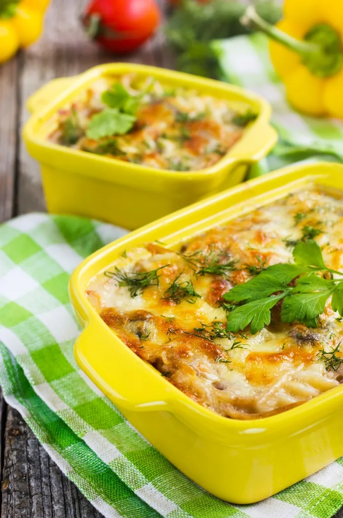 Gratin De Pâtes Et Chou Fleur