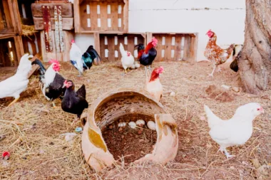 Utilisez de la terre de diatomée dans votre poulailler et vos poules garderont une santé de fer !