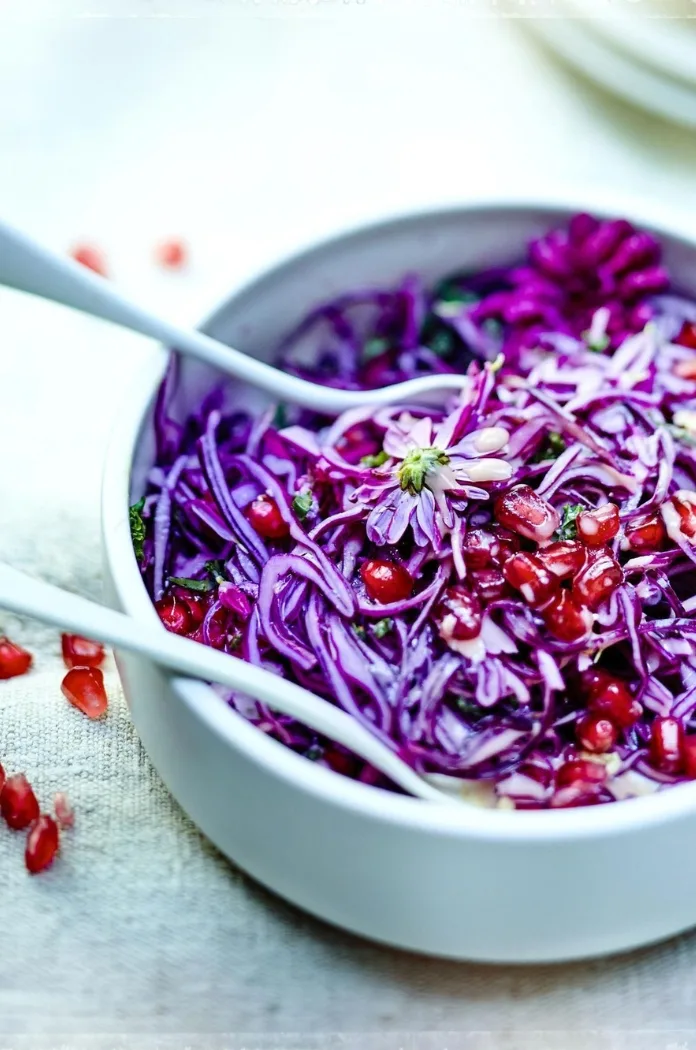 Salade De Chou Rouge Et Grenade