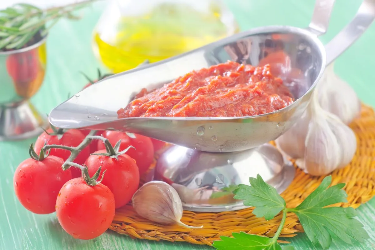Ingredients Sauce Tomate