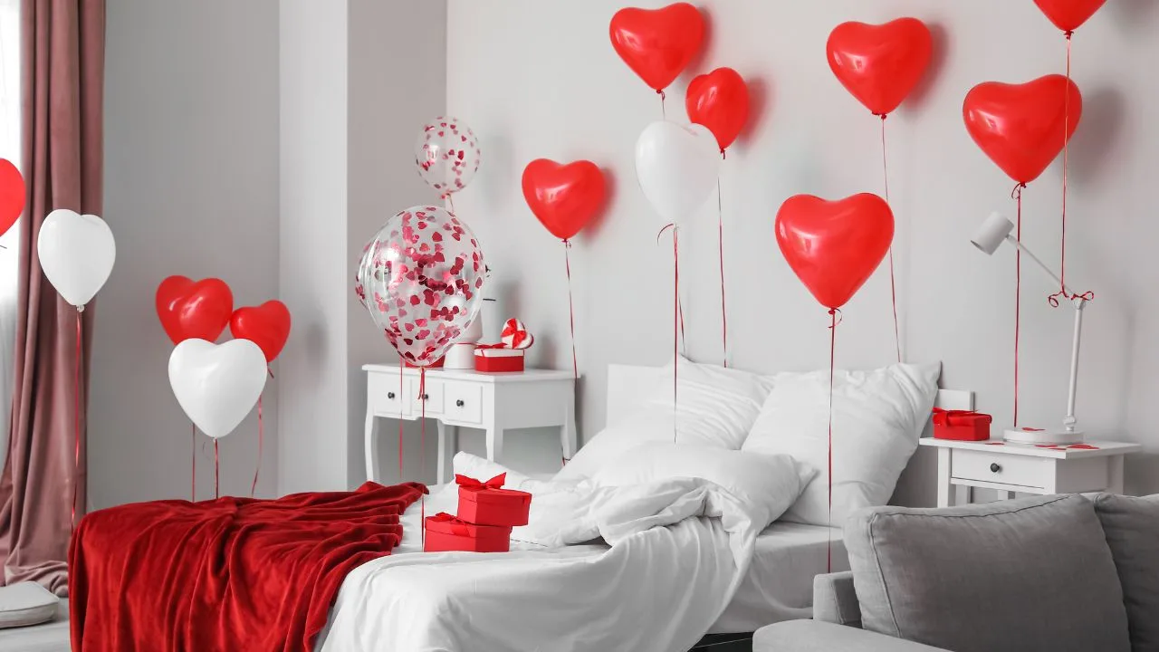 Palette Couleurs Eclairage Ambiant Decoration Saint Valentin