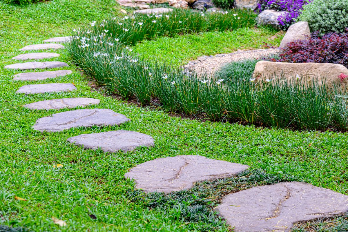 Allée En Pas Japonais Jardin Originale