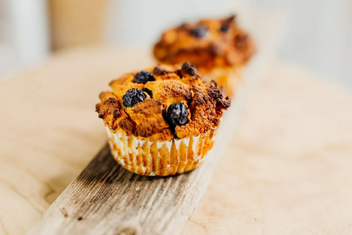 Muffins Aux Myrtilles Et Farine De Coco