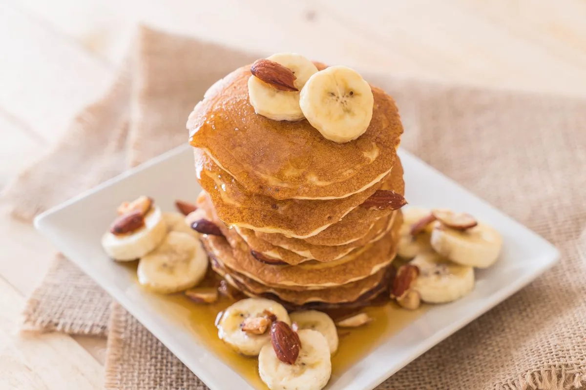 Pancakes Aux Bananes Et Amendes