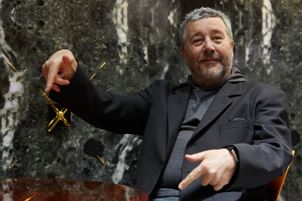 Milan,,italy, ,april,14:,designer,philippe,starck,during,milan