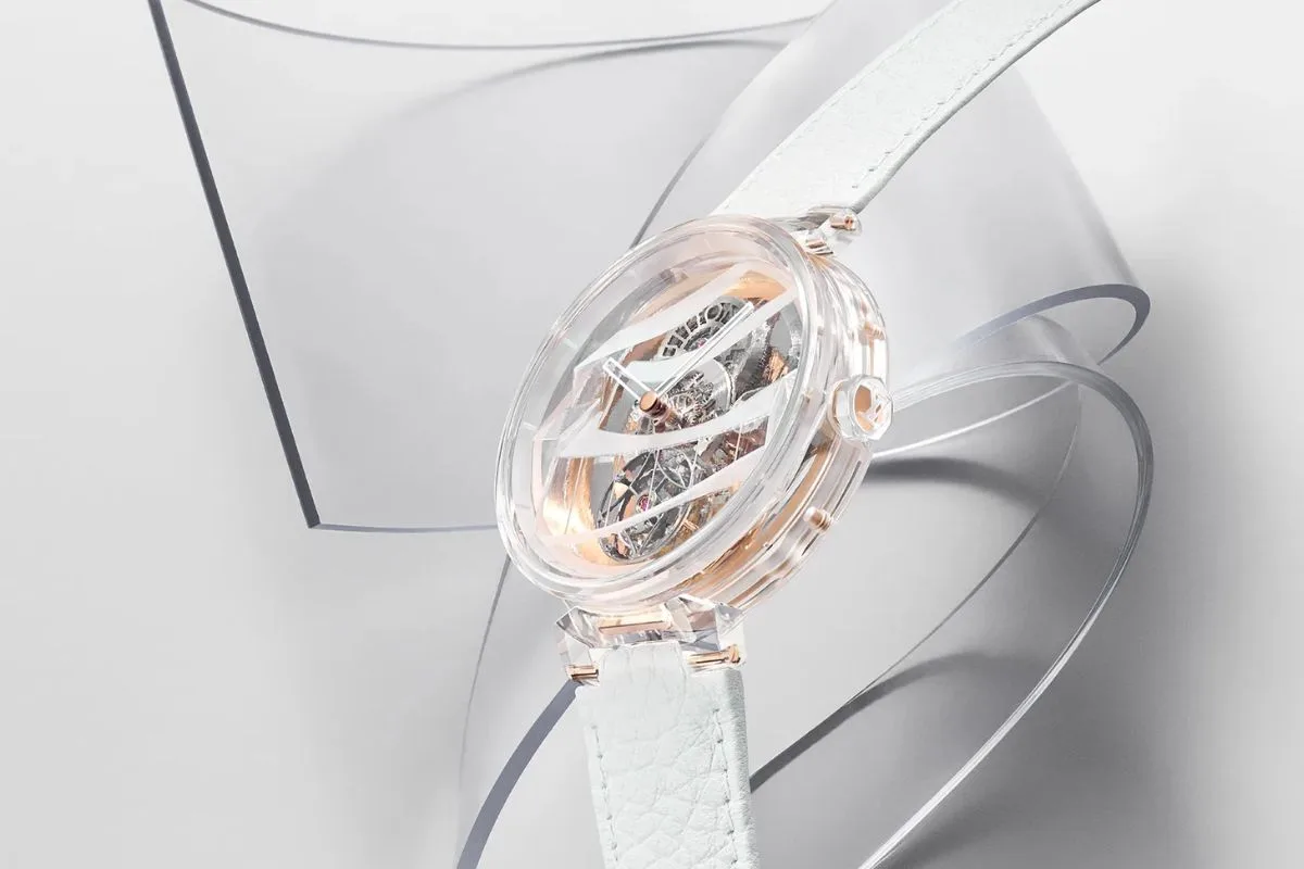 Montre Luxe Transparente Calibre