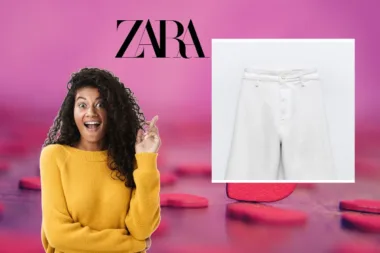 Pantalon blanc pour une allure élancée par Zara