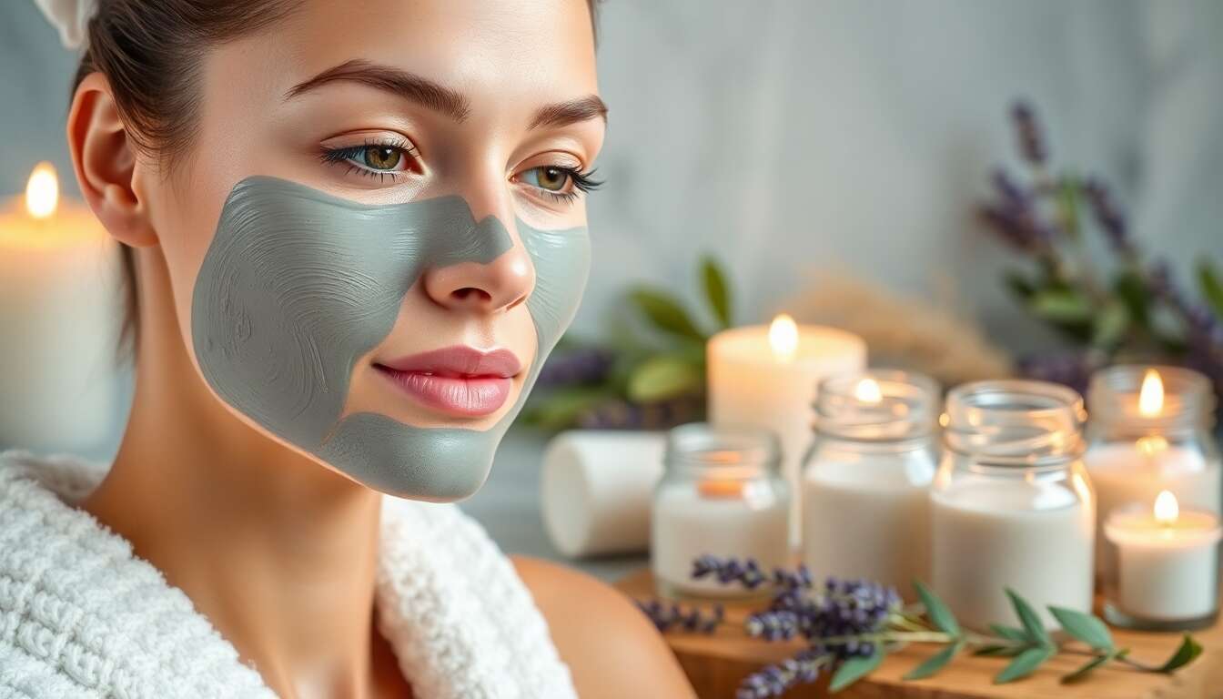 Masque visage purifiant à l'argile