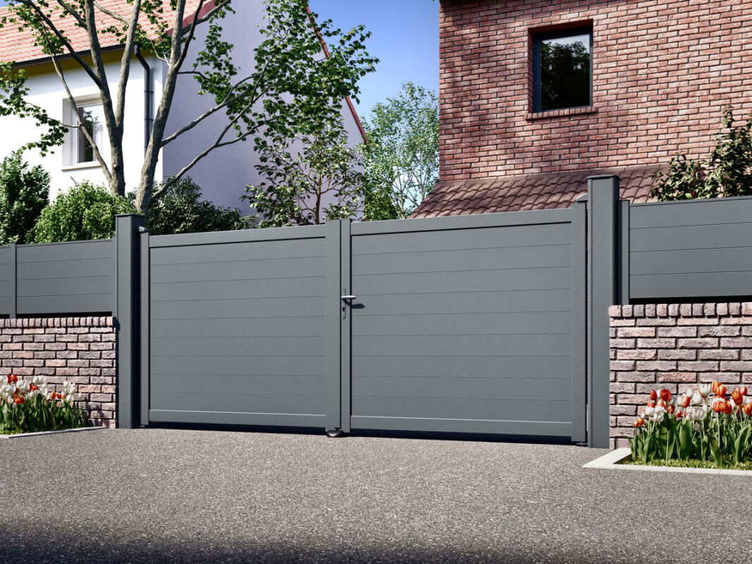Portail Aluminium Battant