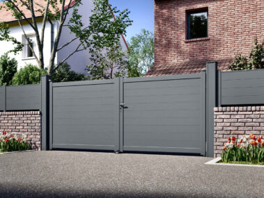 Portail Aluminium Battant