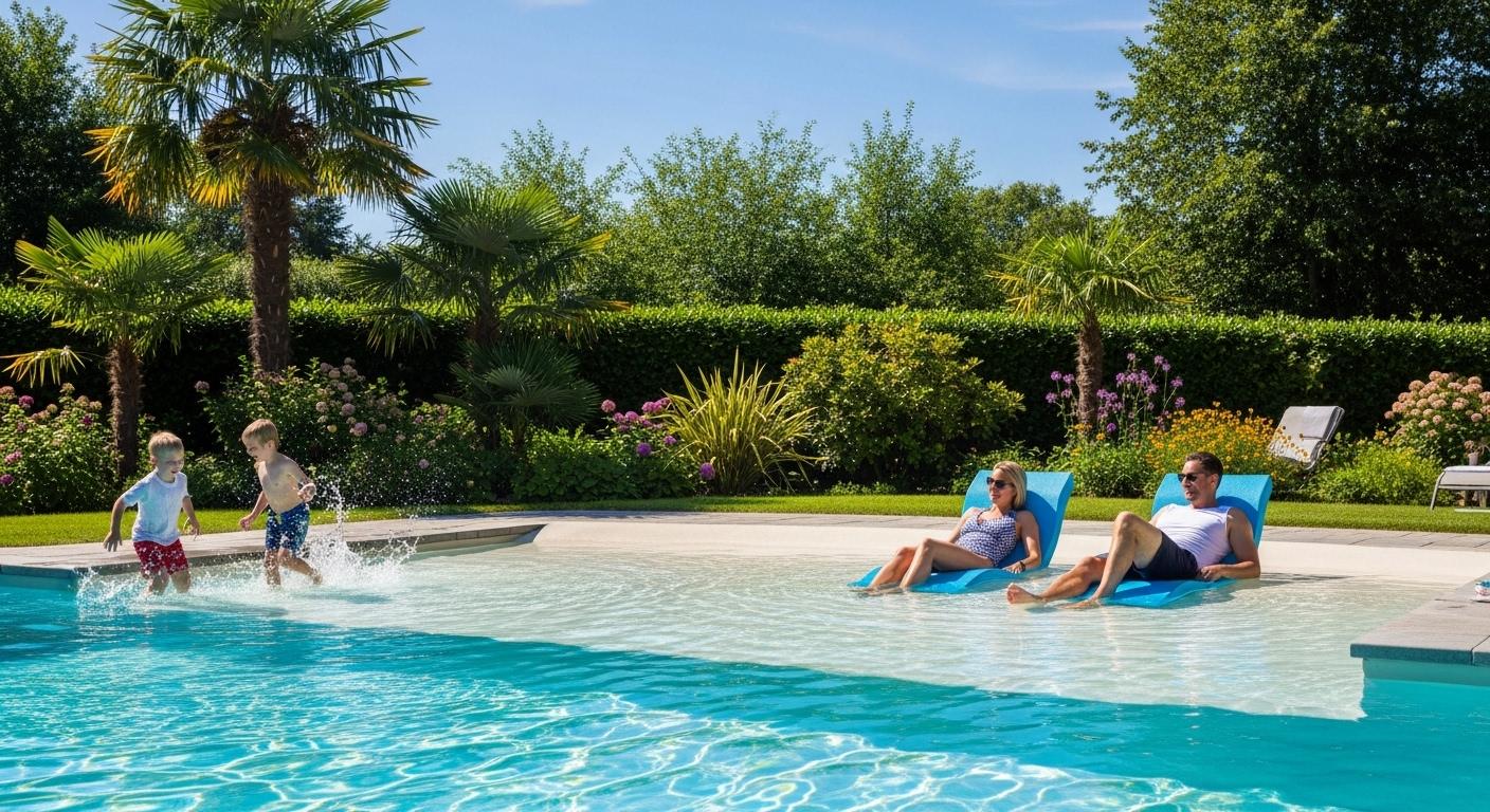 La Piscine Avec Plage Immergée Chez Alliance Piscines, Le Nouveau Must Have